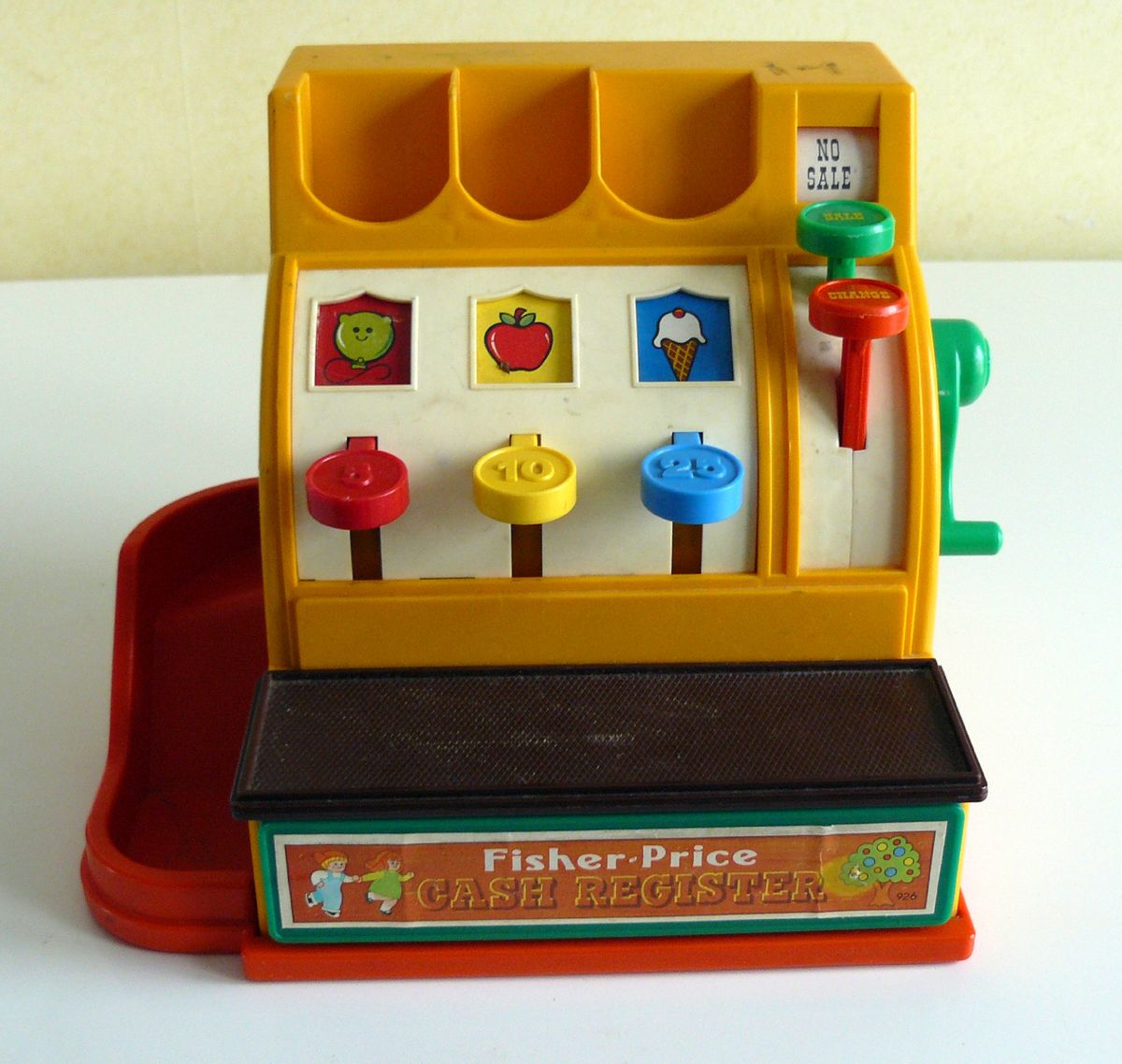 caisse enregistreuse jouet plastique vintage