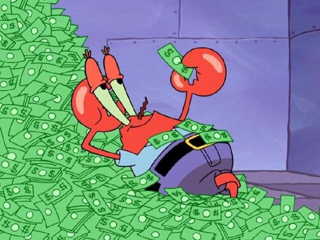 monsieur crabs bob l'éponge argent